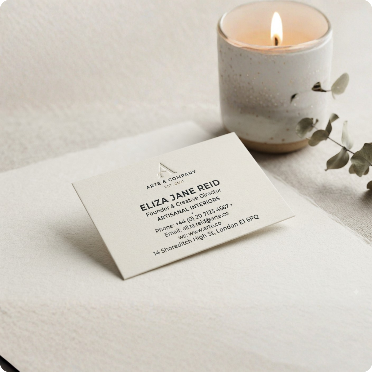 Matte Visiting Card