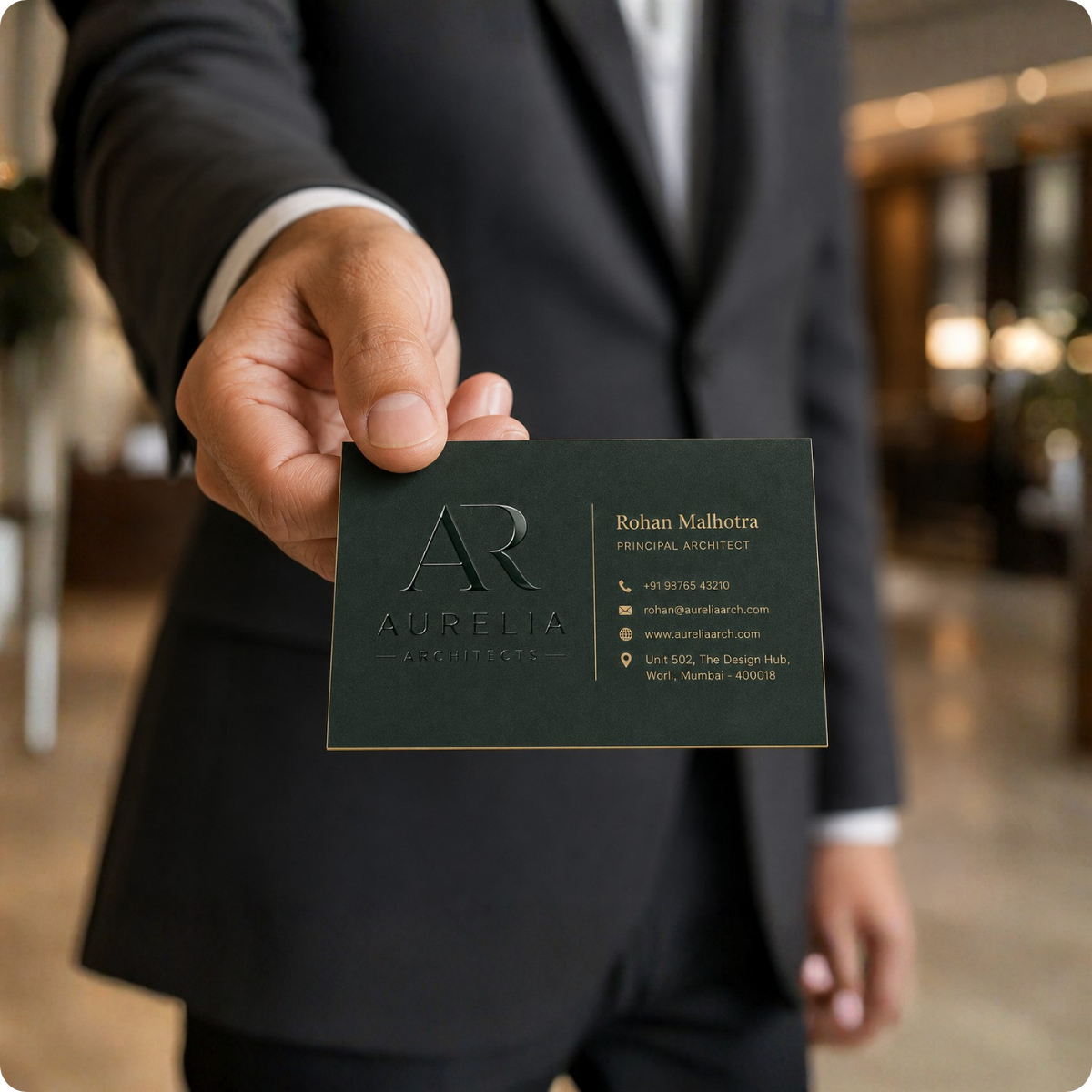 Spot UV Visiting Card image 3