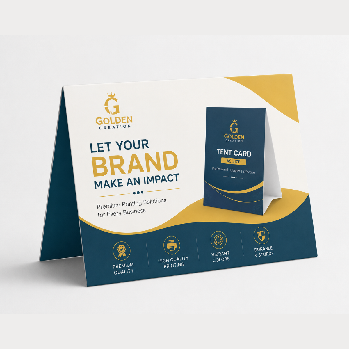 Tent Card A5 Folded